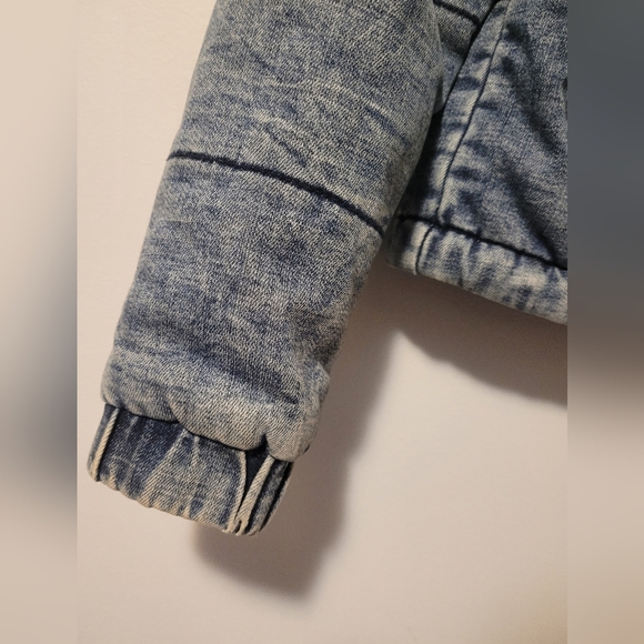 American Eagle Denim Puffer Jacket - Picture 6 of 6